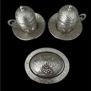 Elegant Silver Coffee Set